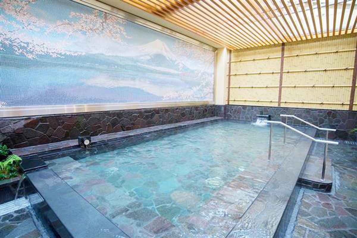 The massive spa facility located