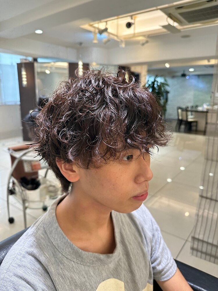 メンズにおすすめシークレットパーマ | 八尾市の美容室ルームヘアー