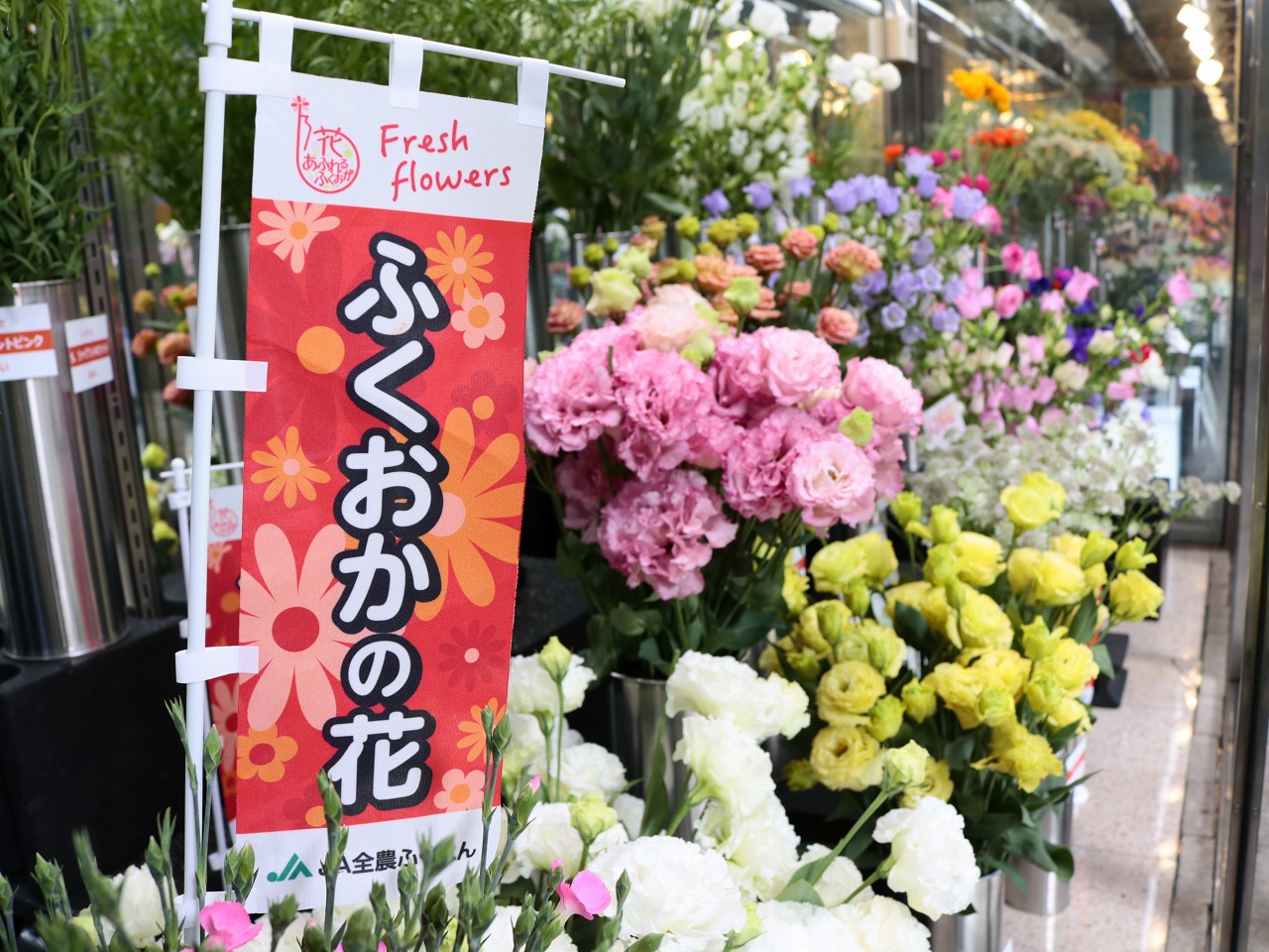 １点もの】アネモネとビオラの春風バスケット（福岡発送） | アトリエ華もみじ