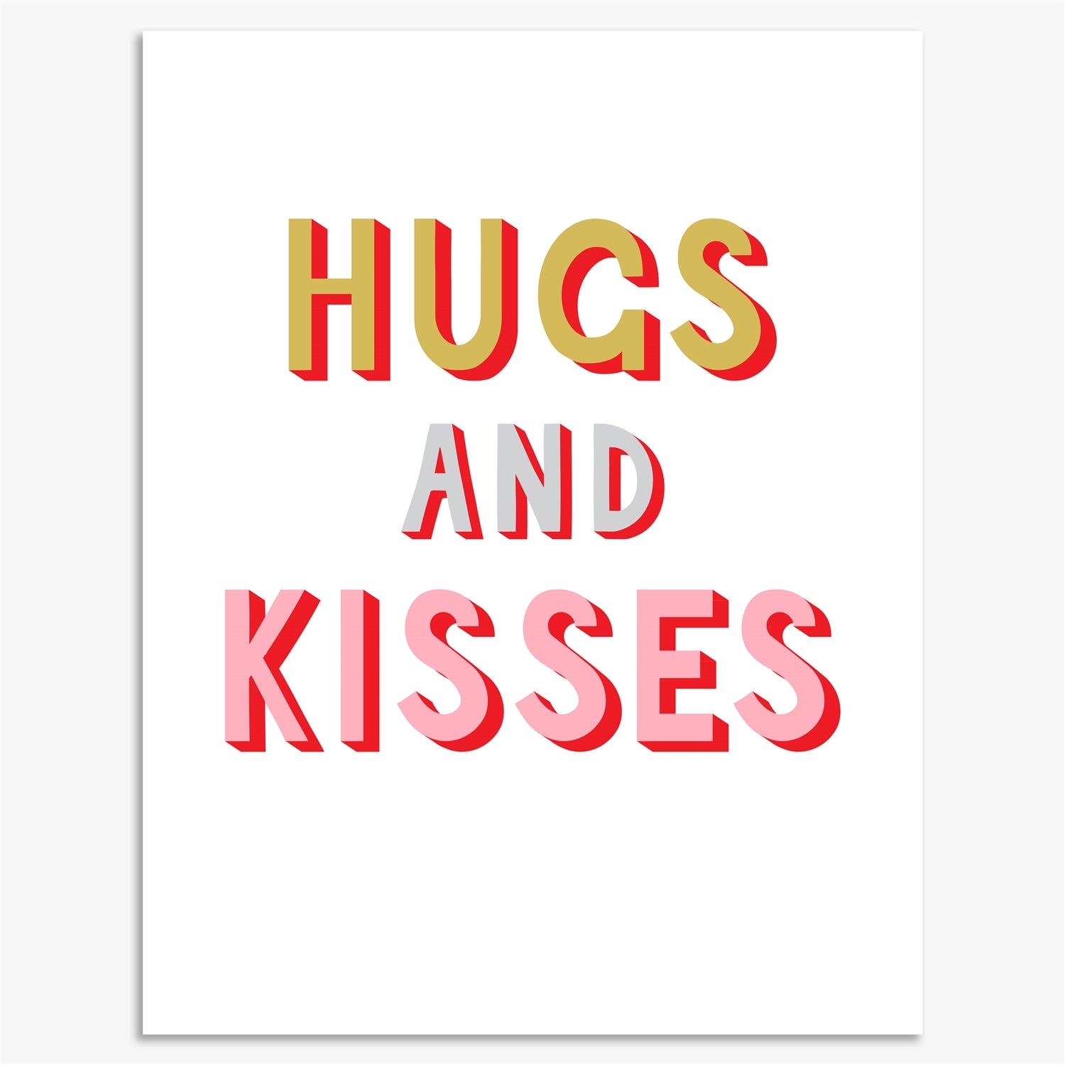 6x4 Inch Hugs