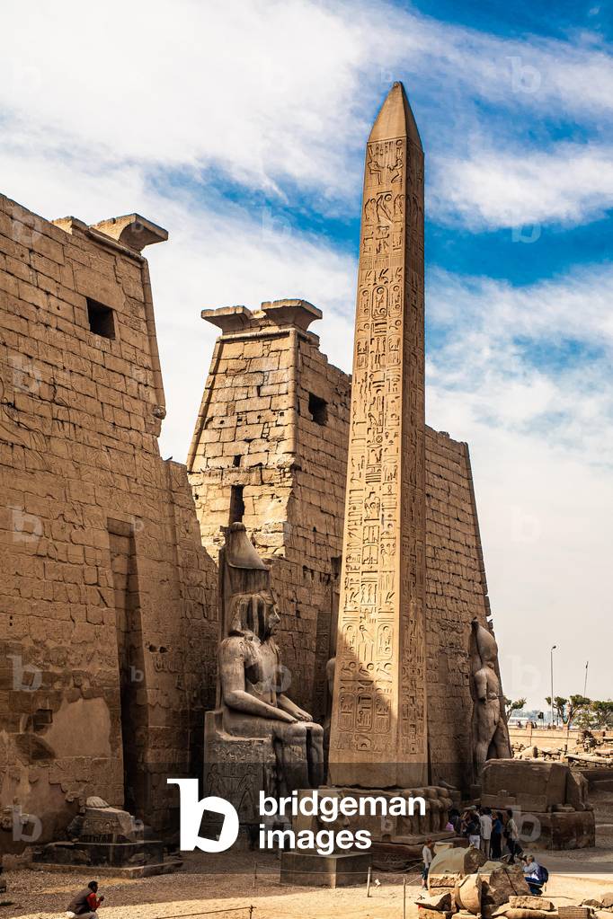 Luxor Temple pylon of