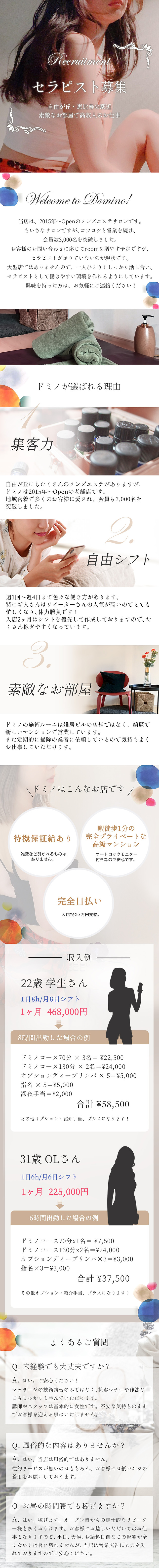 自由が丘のおすすめメンズエステ人気ランキング【2024年最新版】口コミ調査をもとに徹底比較