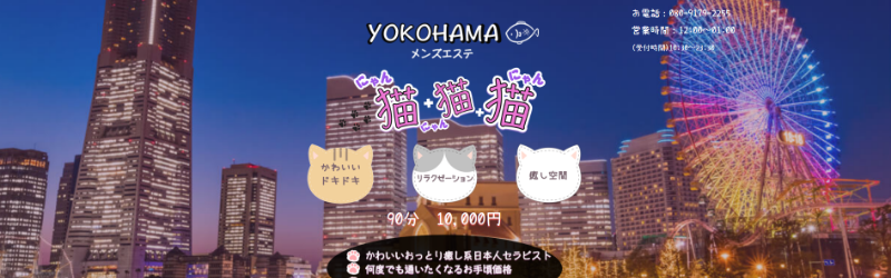 横浜にゃんにゃんにゃんの口コミ体験談【2024年最新版】 | 近くのメンズエステLIFE