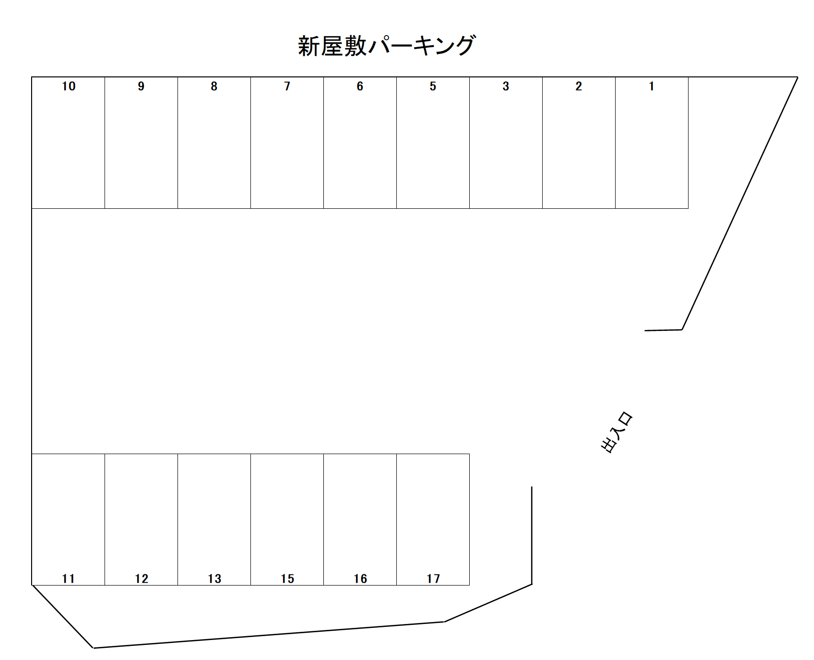 熊本新屋敷郵便局周辺の時間貸駐車場 ｜タイムズ駐車場検索