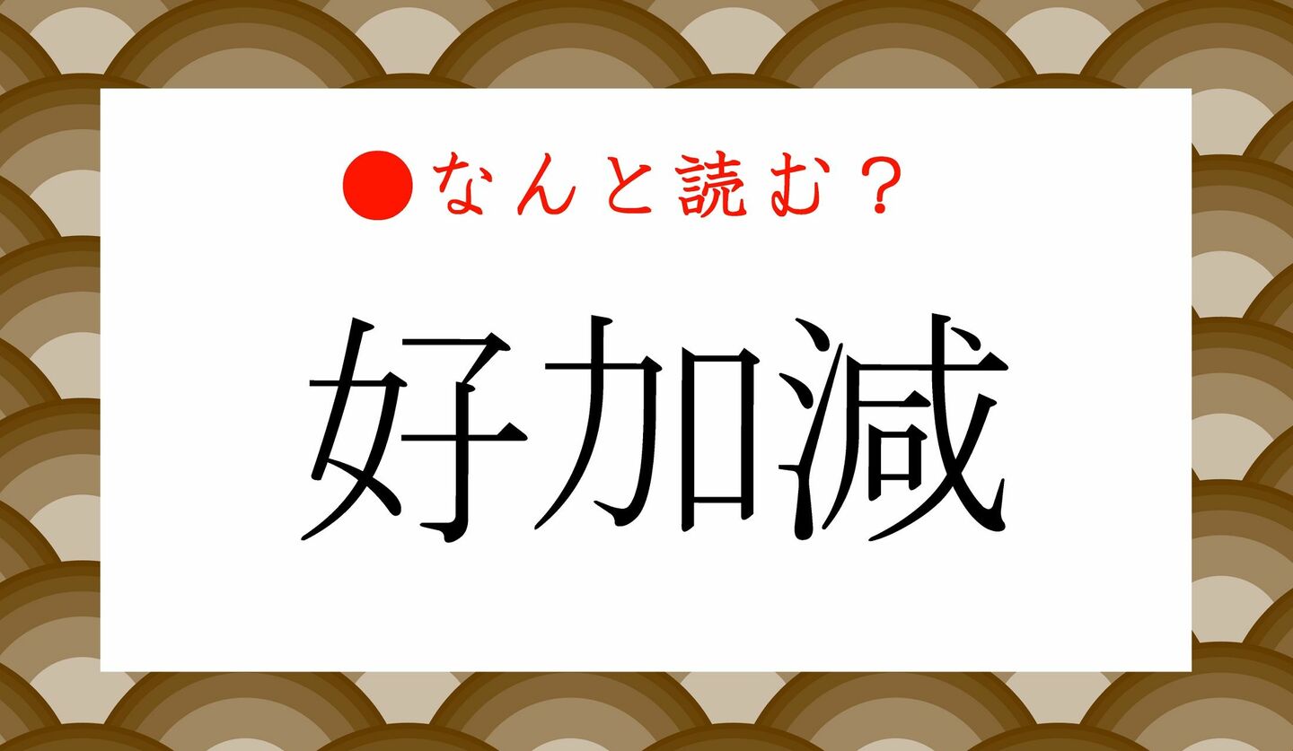 いいかげん 「加減」「下限」「下弦」正しい漢字はどれ？ | 論文・小論文の書き方