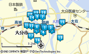 最大料金あり】大分市周辺の時間貸駐車場 ｜タイムズ駐車場検索