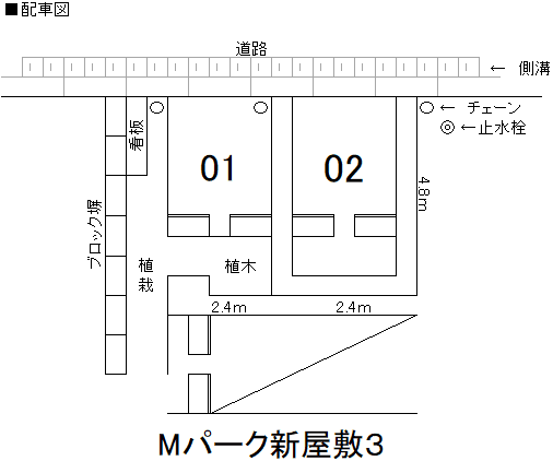 新屋敷駐車場（月極駐車場）|埼玉県三郷市天神1丁目501-3（PK000021587）|屋根（なし）|平置き（舗装【なし】）詳細|Park  Direct（パークダイレクト）