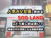 SOD LAND（SILENT BAR）に行ってきた -