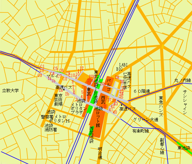 池袋駅出口案内｜ 地図と写真付きなのでもう迷わない！ | 池袋デート.com