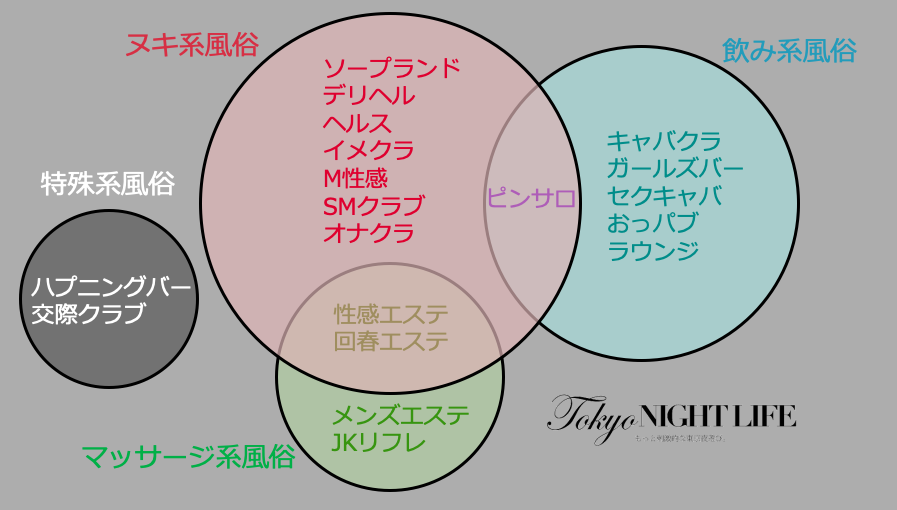 風俗の業種【12種類＋α】の内容を詳しく解説！あなたはいくつ知ってる？ | はじ風ブログ